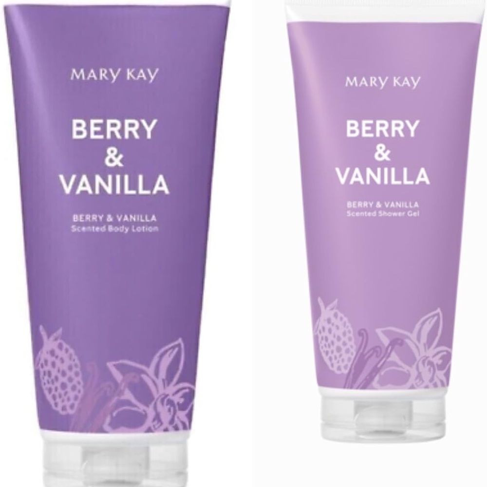 Mary Kay Berry & Vanilla Body Care Set -  Shower Gel & Body Lotion